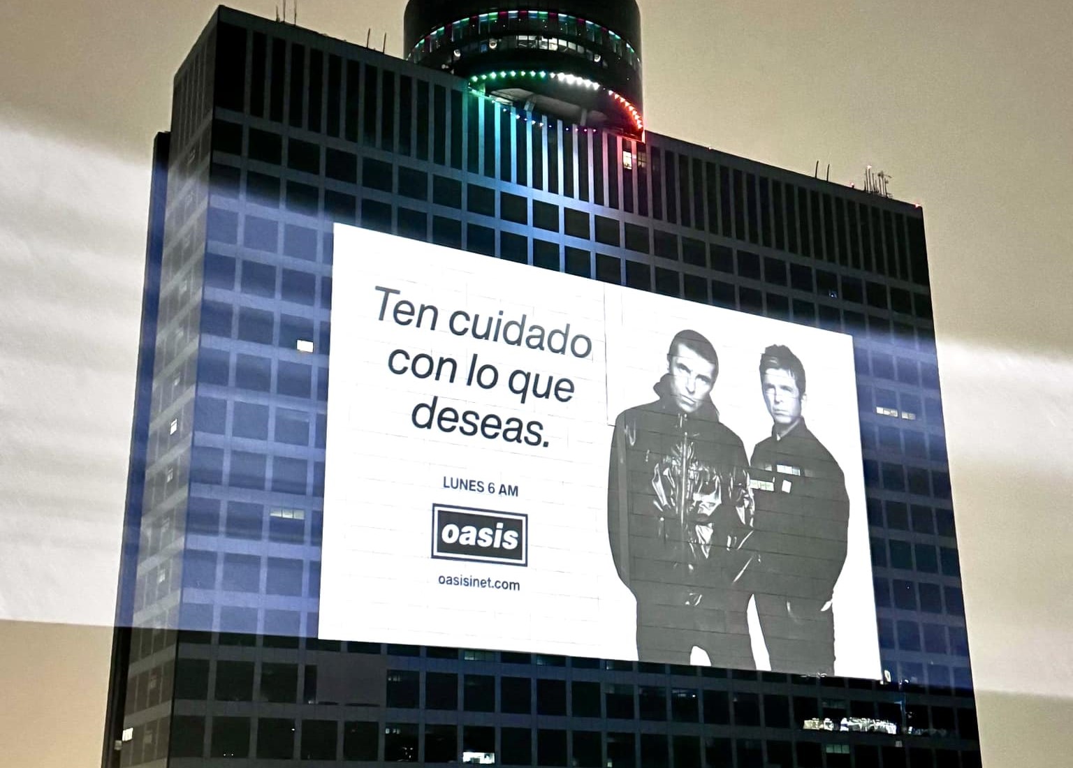 Oasis anuncia gira en México para 2025