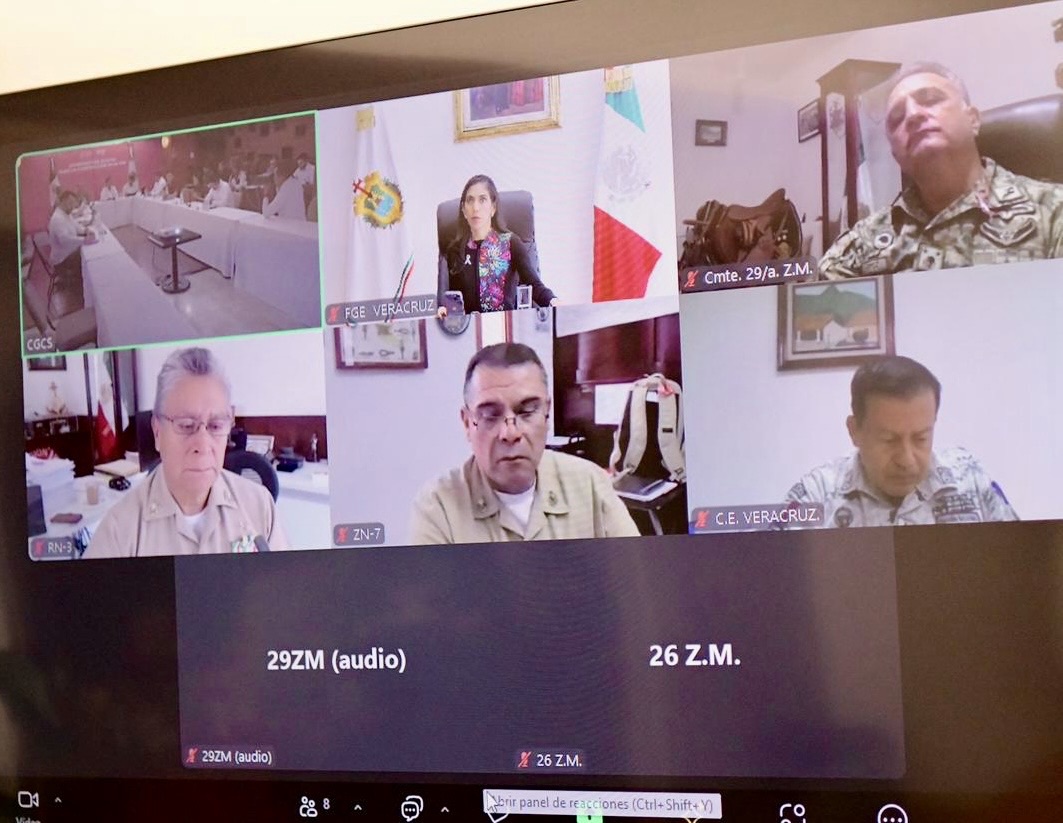 Fiscal general participa de manera virtual en la Mesa de Coesconpaz