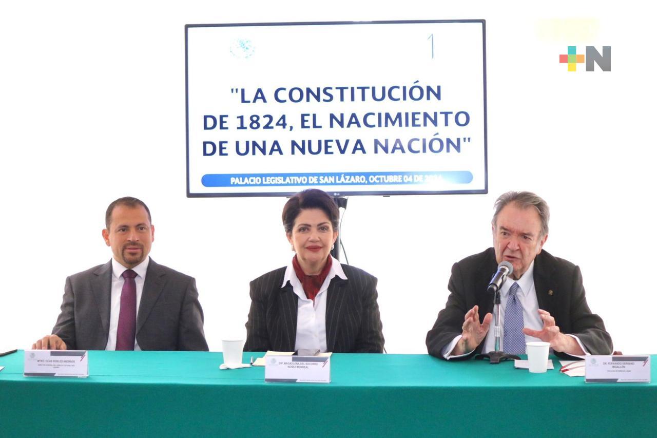 Inaugura Magdalena Núñez las Jornadas por el Bicentenario del Congreso Mexicano