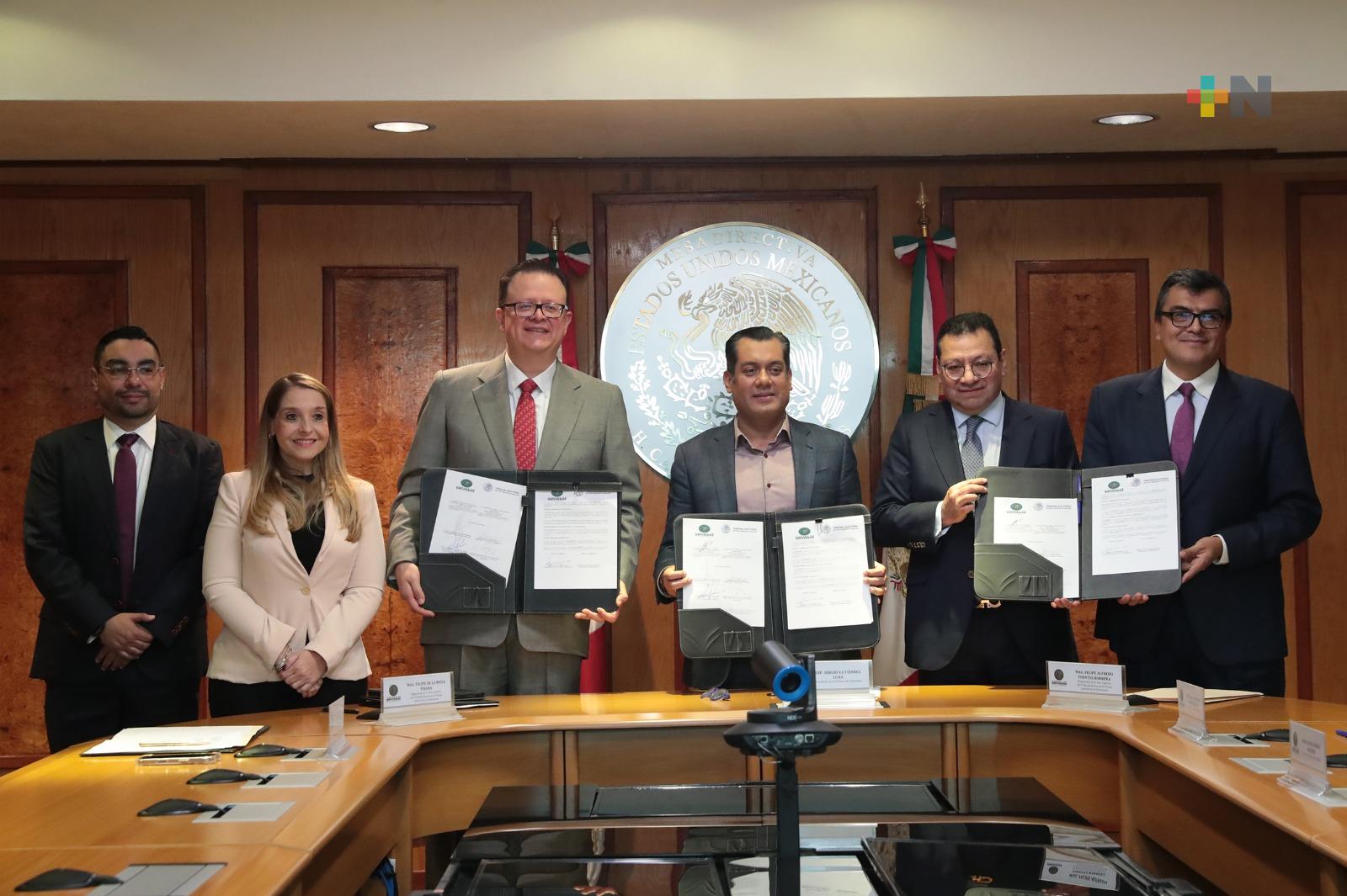 Cámara de Diputados y el TEPJF firman convenio de colaboración en formación jurídica y electoral