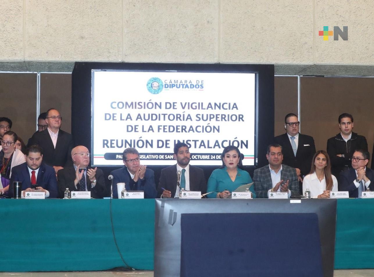Instalan la Comisión de Vigilancia de la Auditoría Superior de la Federación