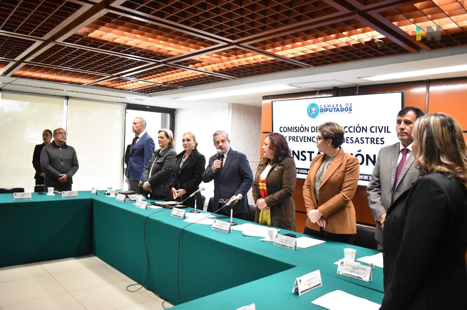 Instalan la Comisión de Protección Civil y Prevención de Desastres