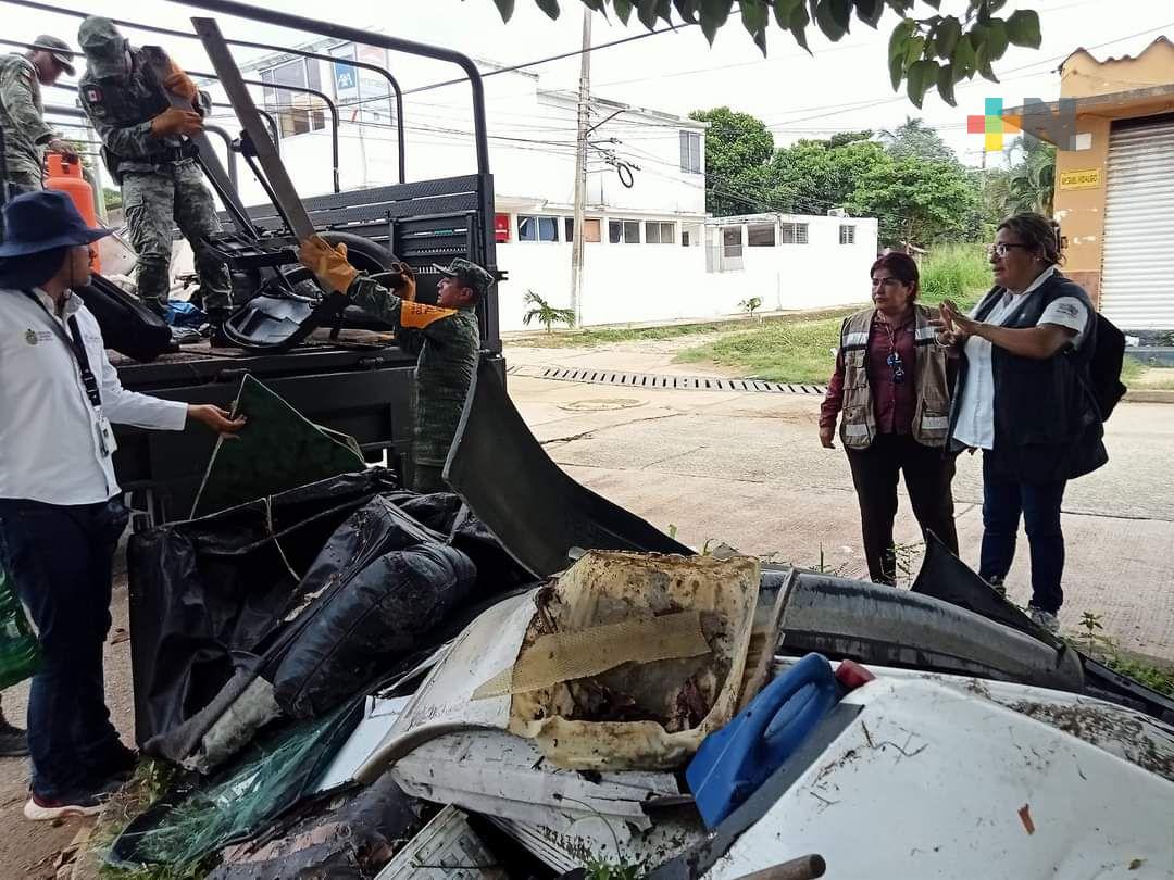 Recolectadas 35 toneladas de cacharros en Coatzacoalcos