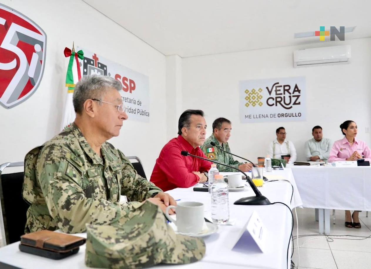 Mesa para Construcción de la Paz sesionó en instalaciones del C5i en Boca del Río