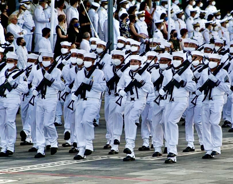 Con desfile naval la primera visita de la presidenta Claudia Sheinbaum a Veracruz