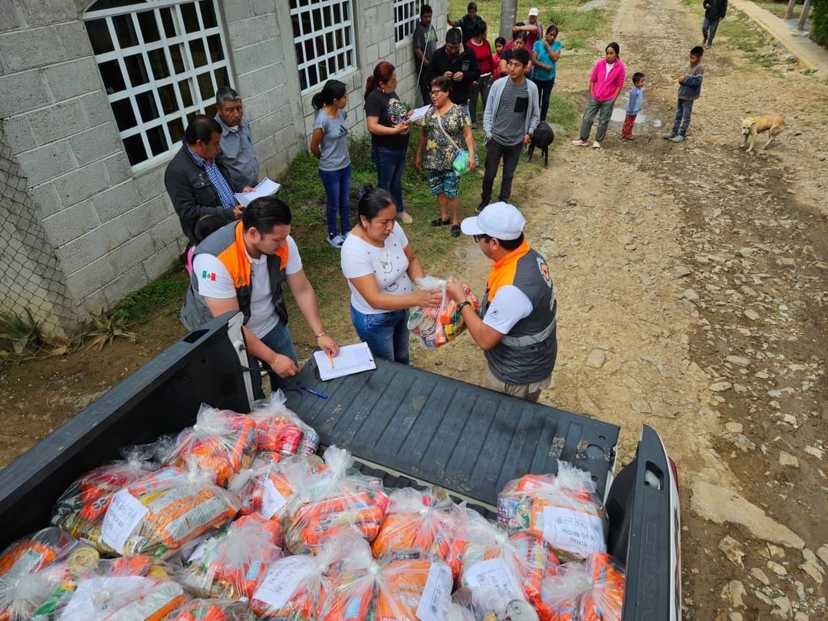 Se entregaron insumos alimenticios en la zona de Altas Montañas