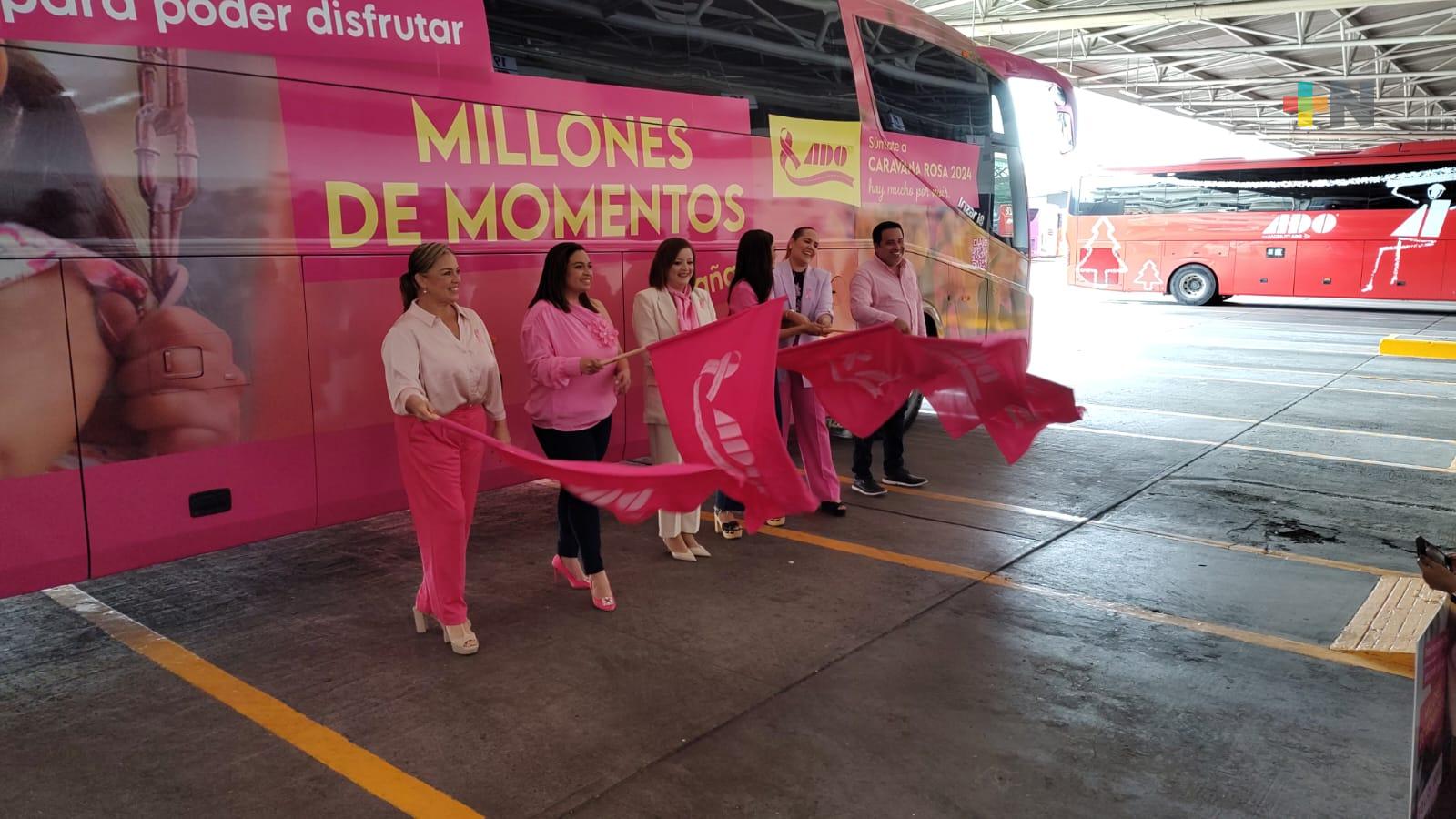 ADO impulsa «Caravana rosa», campaña que entregará pases para mastografías