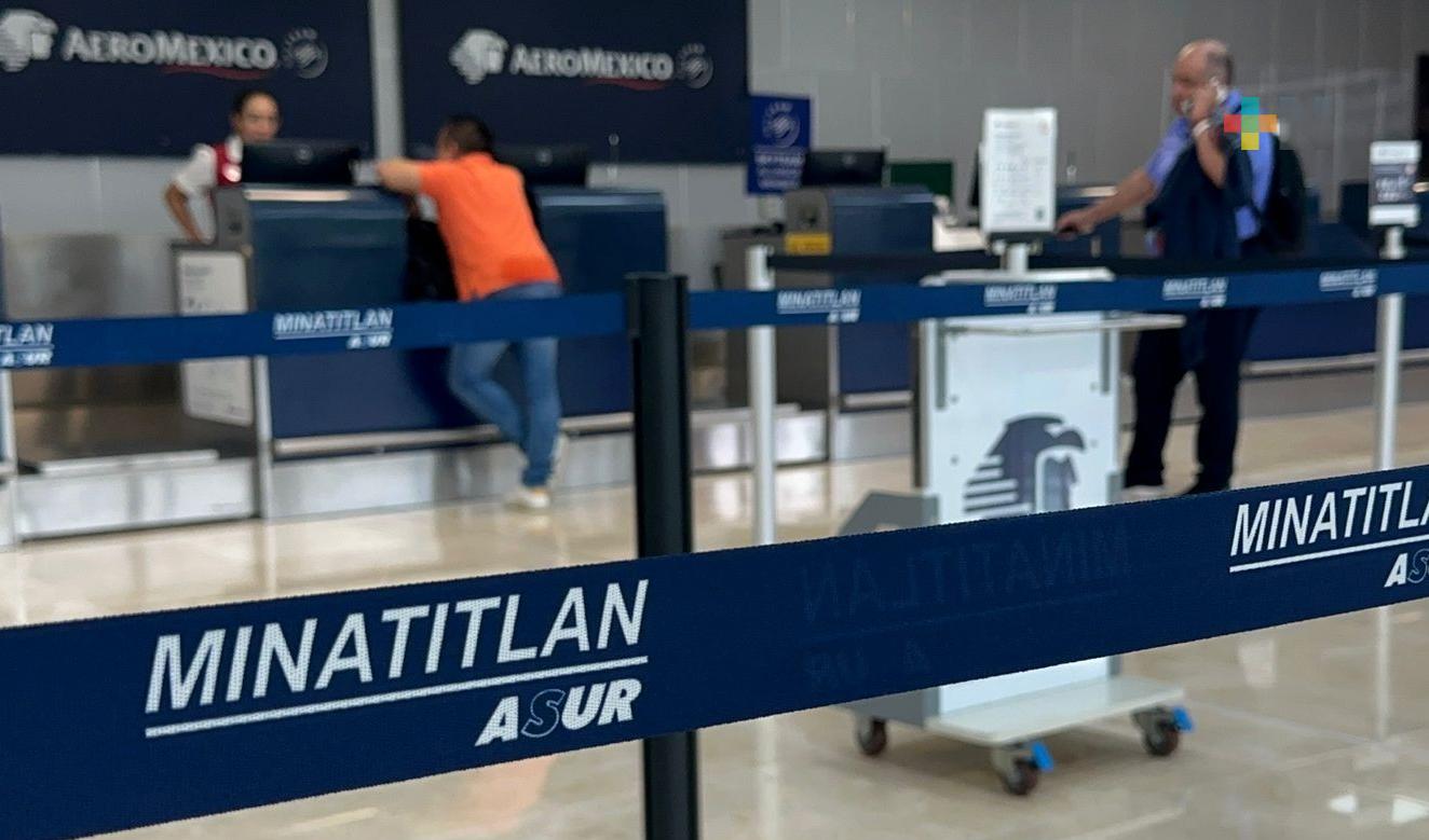 Aeropuerto de Minatitlán espera incrementar número de pasajeros durante diciembre