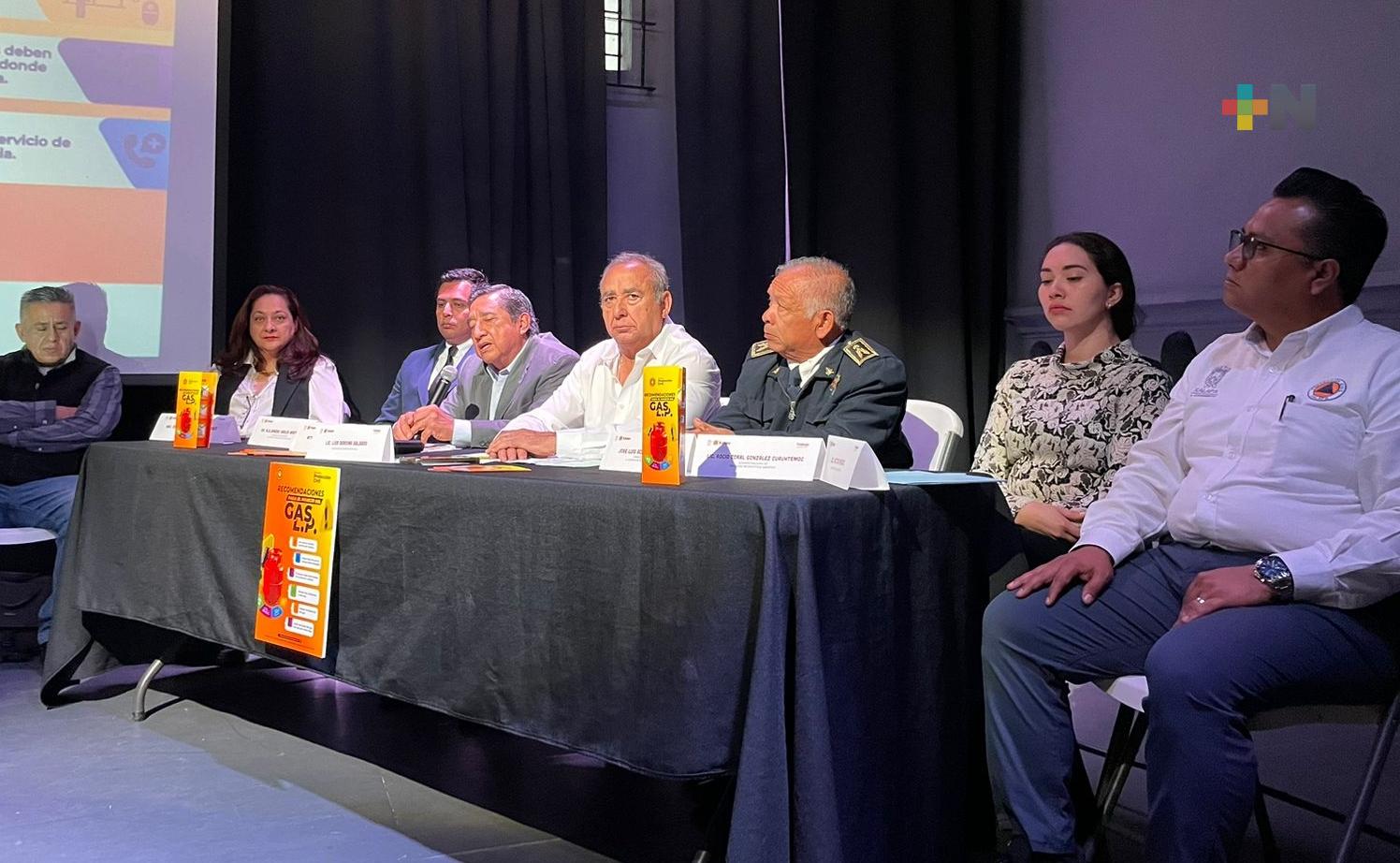 Presentan campaña de capacitación sobre uso correcto del gas LP en Xalapa