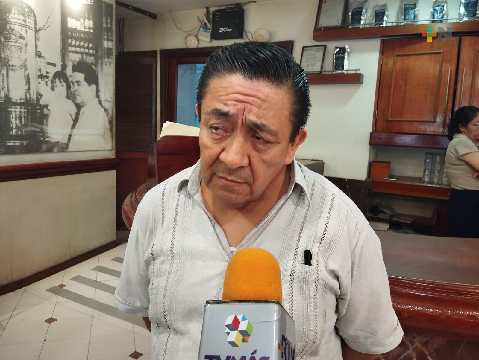 Comercio de centro histórico de Veracruz afectado por obras de rehabilitación