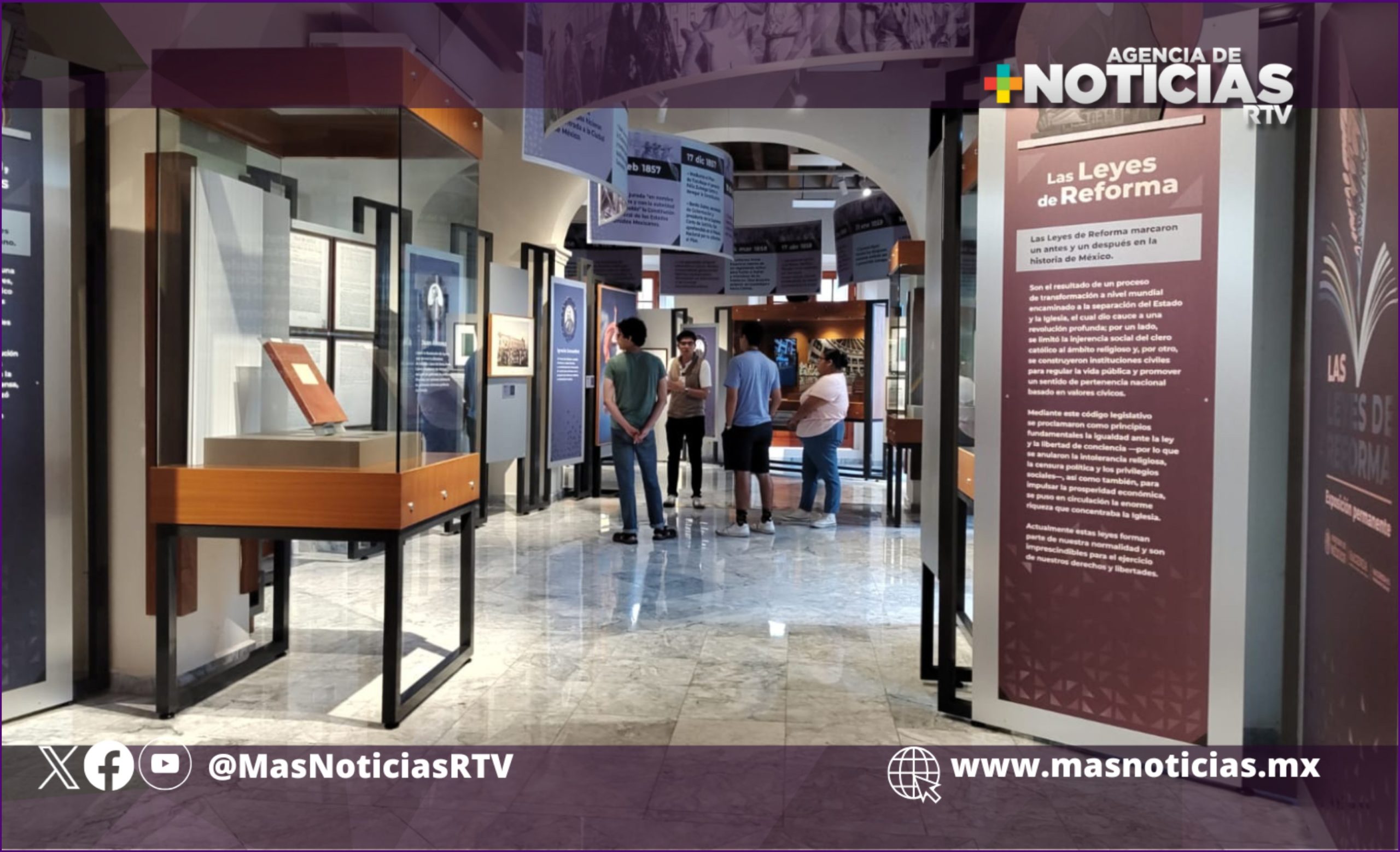 Más de mil personas han visitado Centro Cultural de Leyes de Reforma