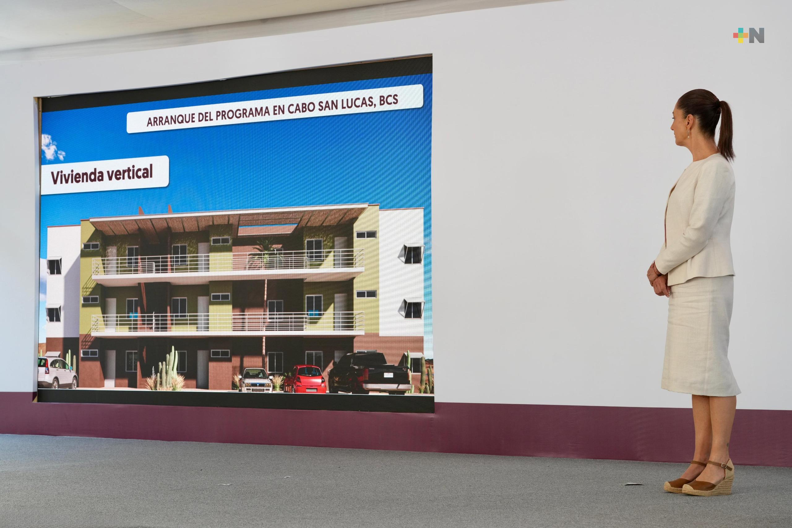 Claudia Sheinbaum inicia el Programa de Vivienda para el Bienestar en BC Sur