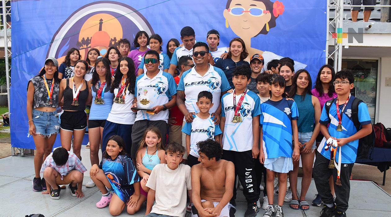 Swim Team León es campeón en la Copa Jarocha de Natación 2024
