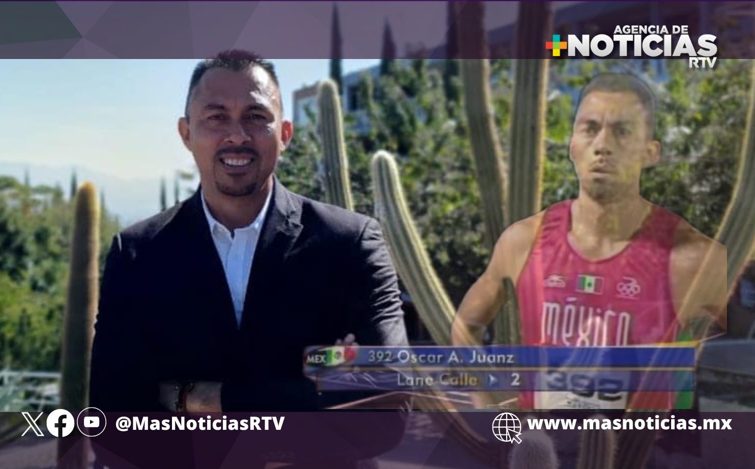 Exvelocista Óscar Juanz asumirá el IVD con Rocío Nahle