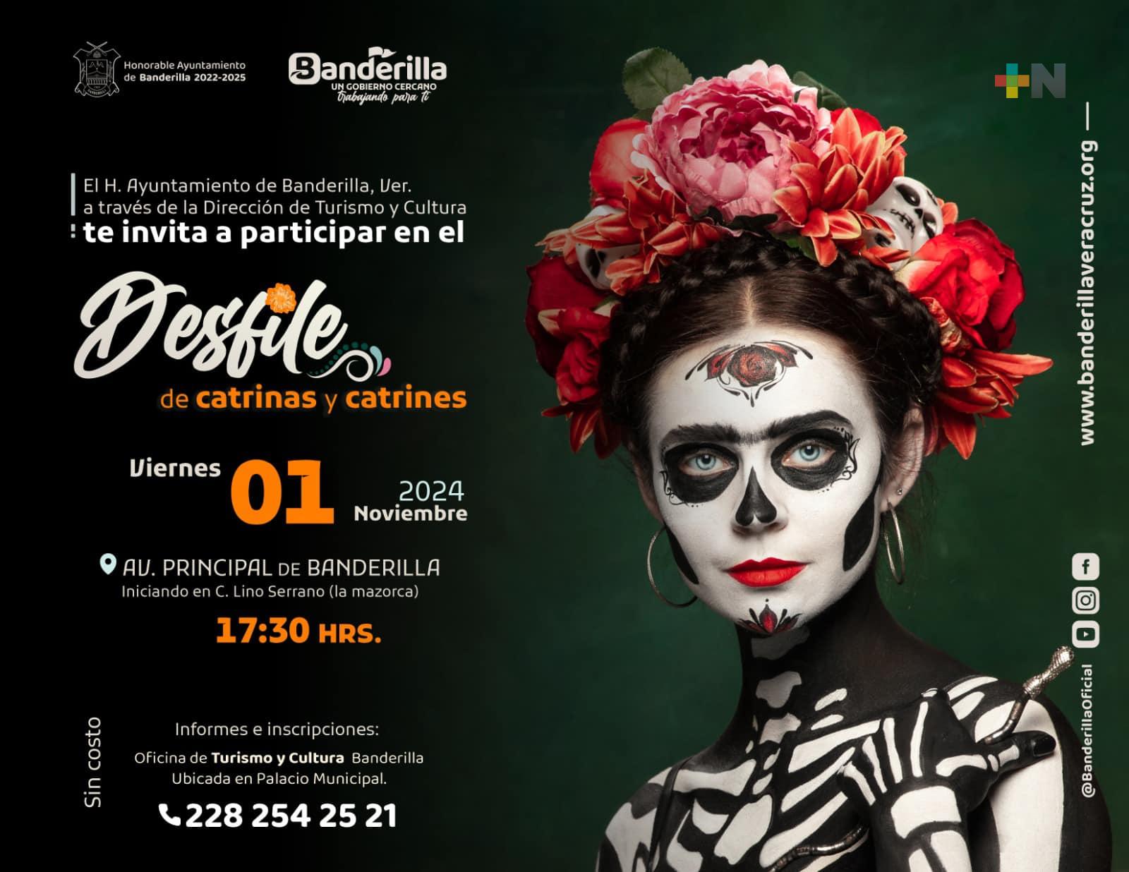 Banderilla realizará desfile de catrinas y otras actividades por Día de Muertos