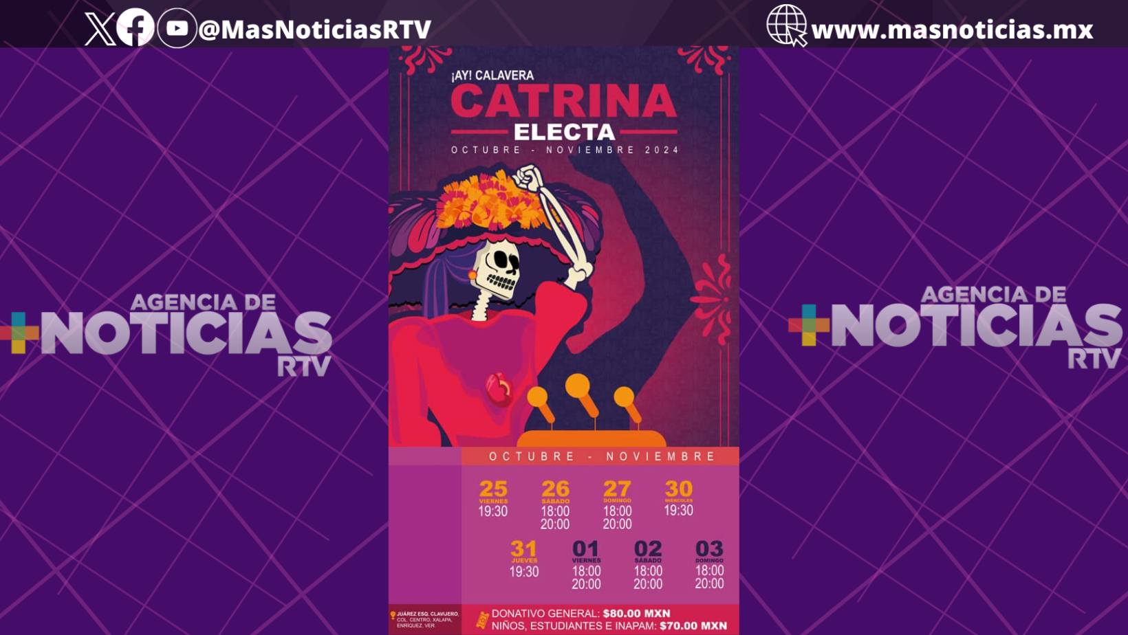 Escuela Concepción Quirós Pérez de Xalapa lista para celebrar Día de Muertos