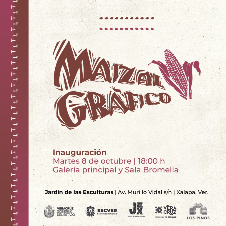 Invitan a la inauguración de la exposición Maizal Gráfico en el JEX