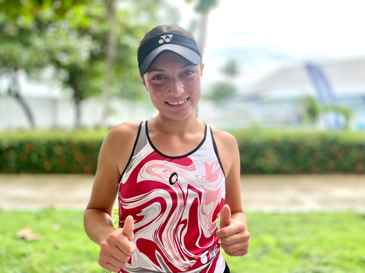 Hanne Estrada, campeona femenil del torneo de tenis Valentín Ruiz Obregón