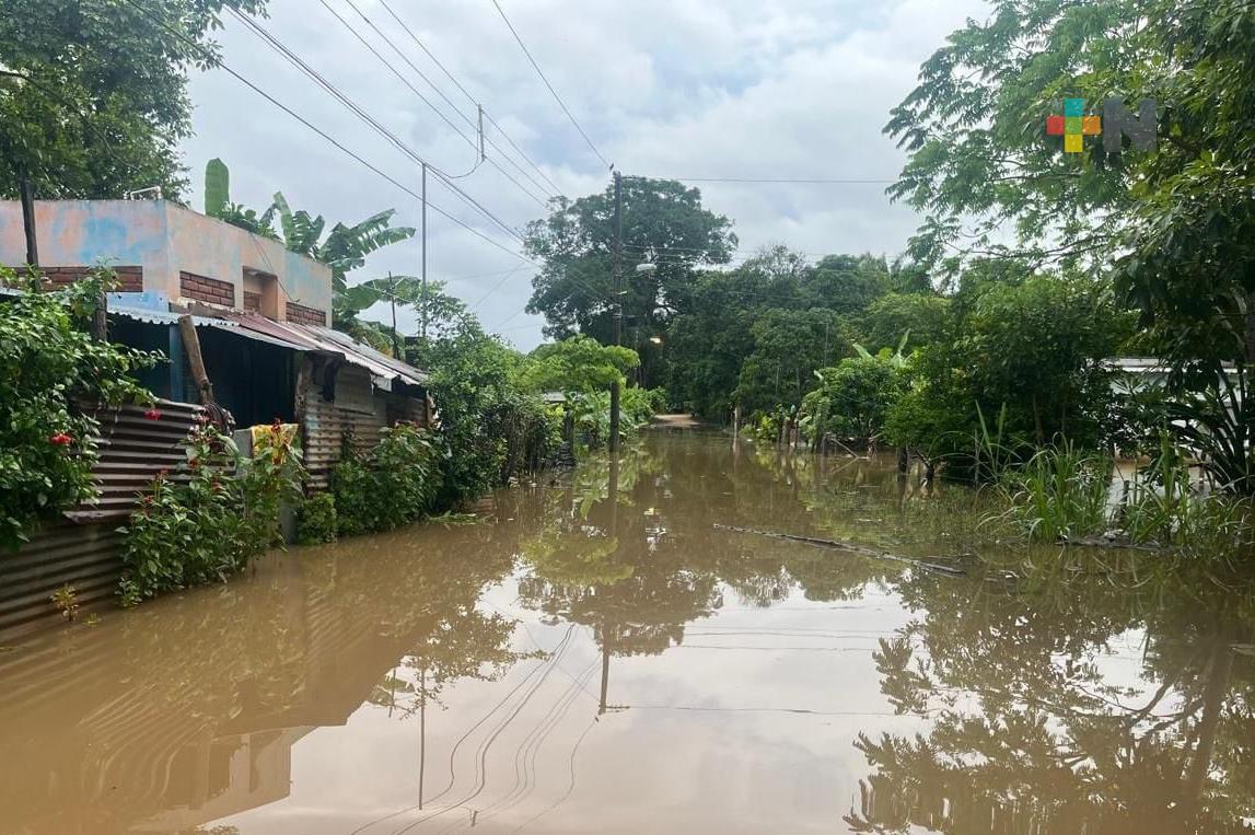 Inundaciones deja 80 viviendas afectadas en municipio de San Juan Evangelista