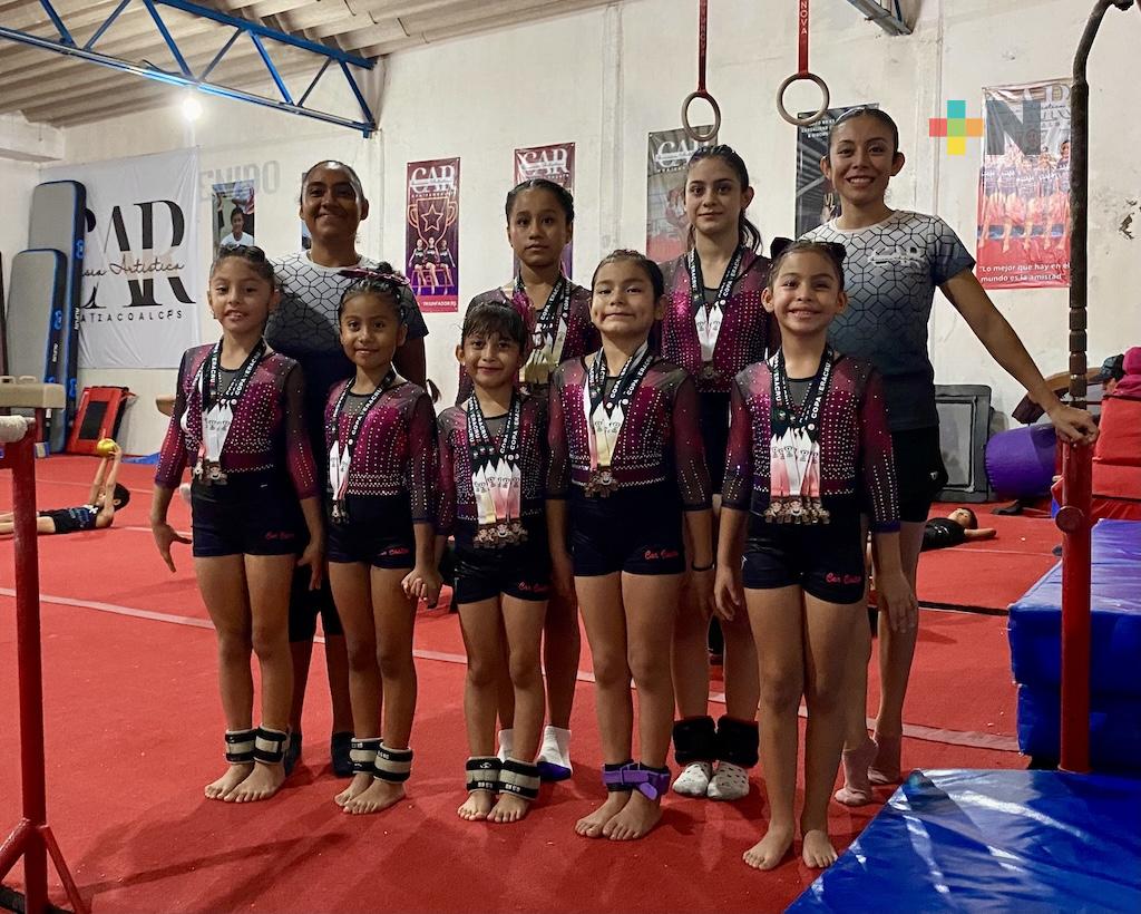 CAR Coatzacoalcos destaca en la «Copa Veracruz» de gimnasia artística
