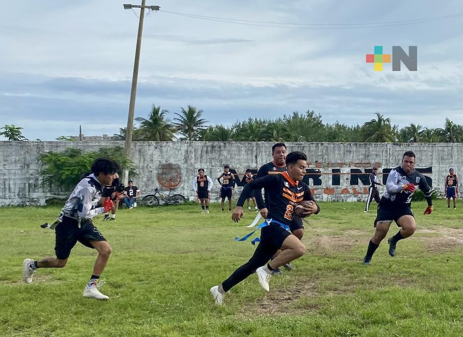 Dragones Marinos finalistas de la Liga de Tocho Flag en Coatzacoalcos