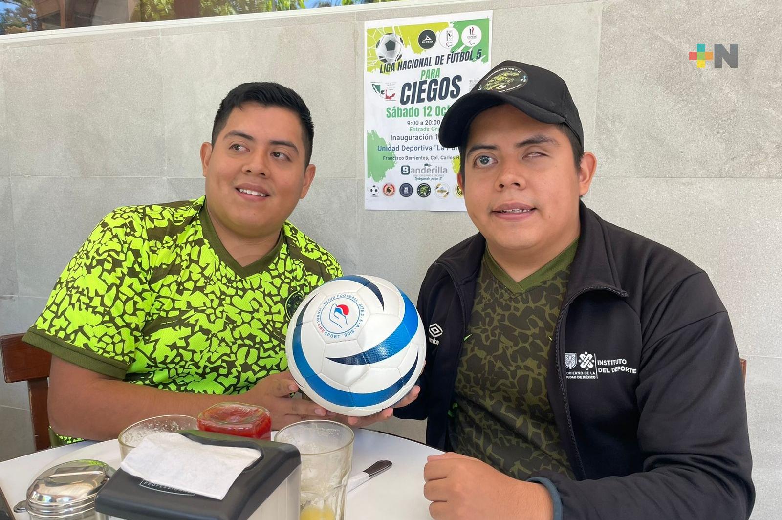Banderilla será sede de futbol para ciegos