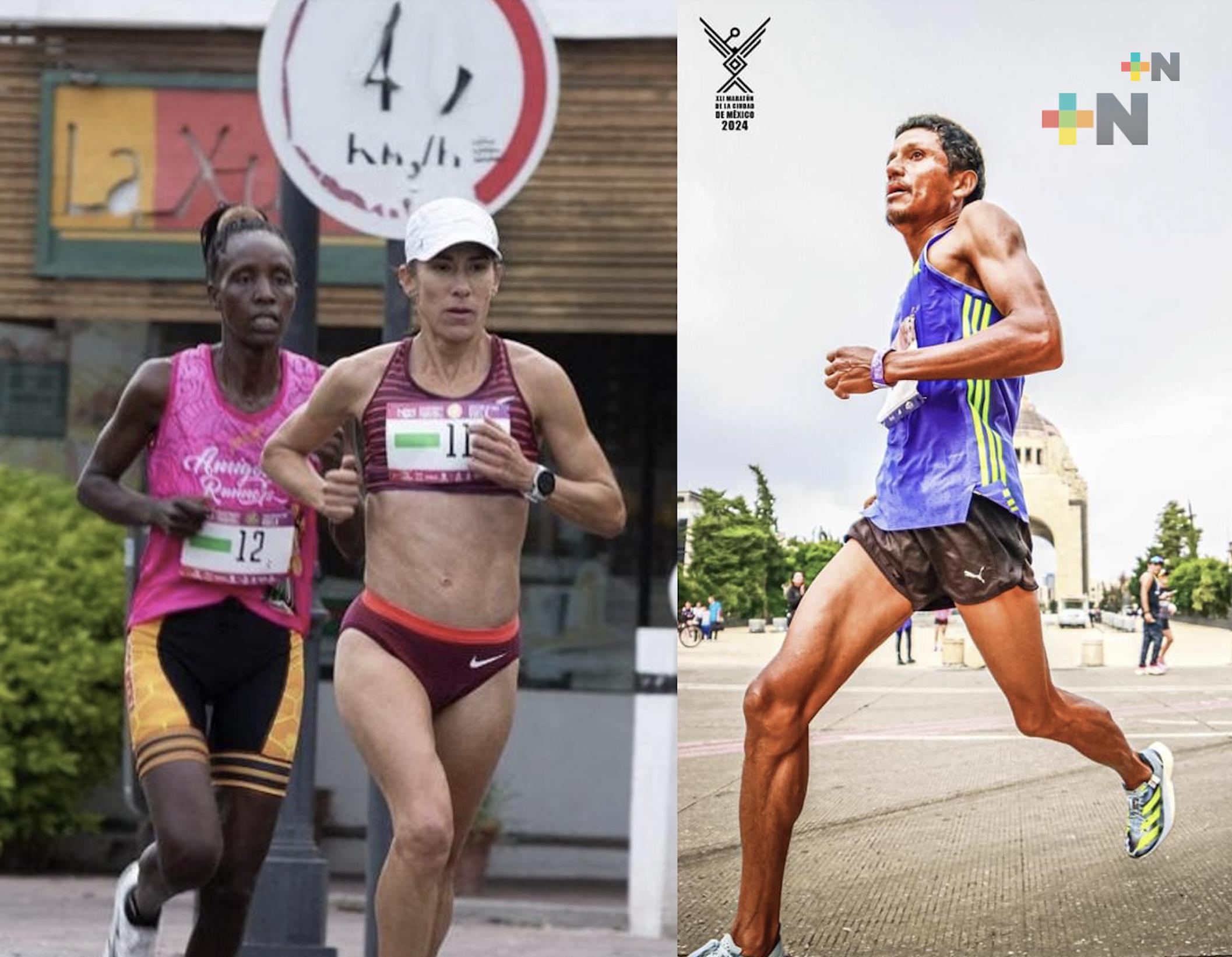 Veracruzano Tomás Luna y coahuilense Argentina Valdepeñas correrán el Maratón Bicentenario Tamaulipas