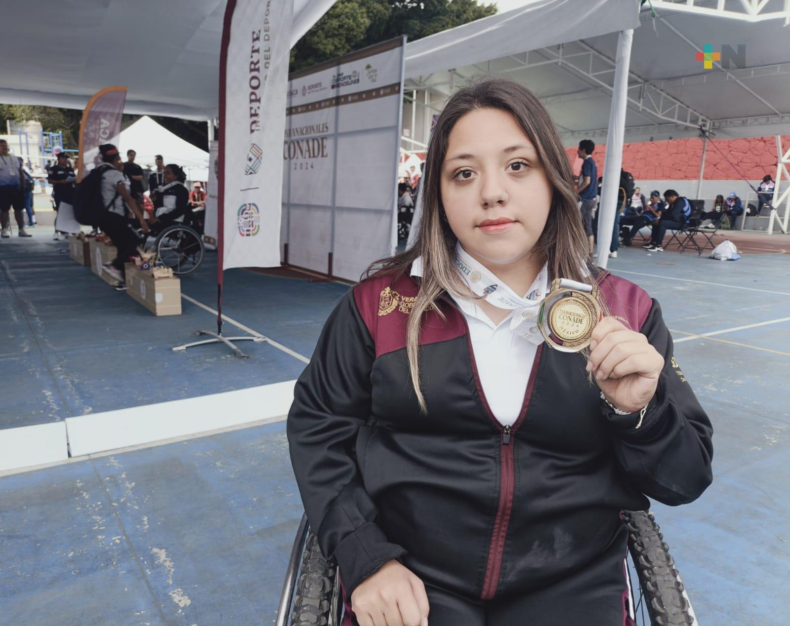 Aumenta las medallas ganadas por Veracruz en el Paraatletismo