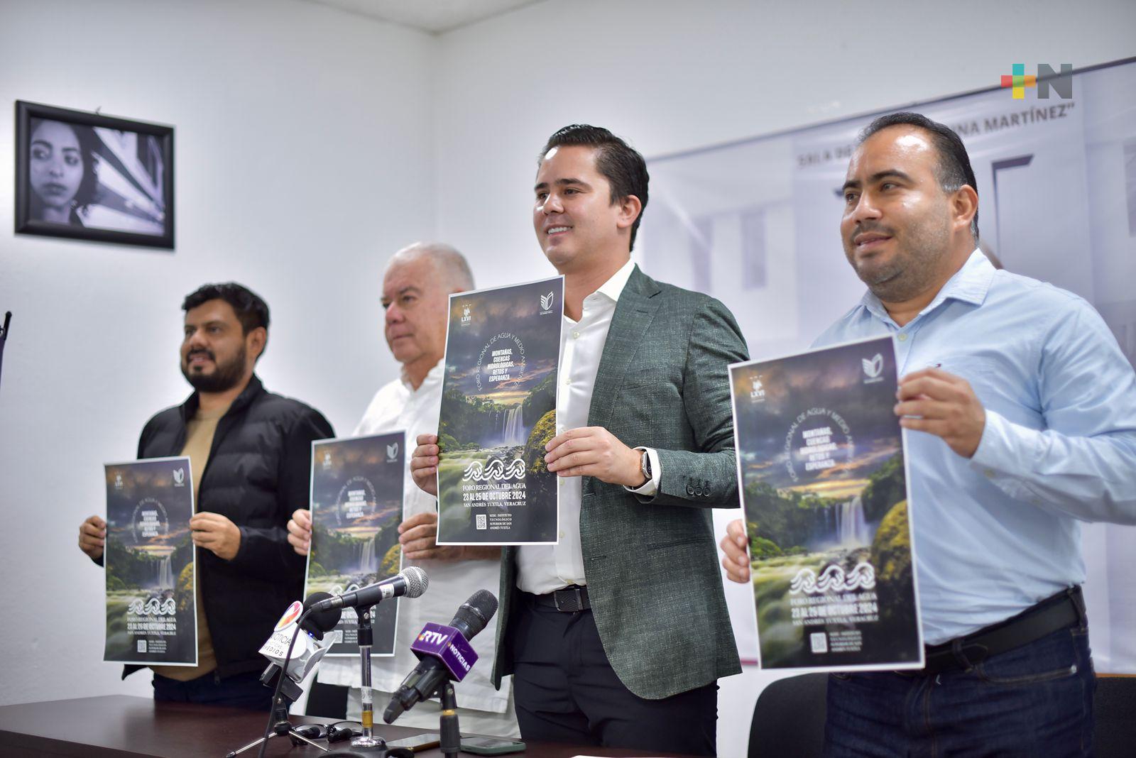 Invita diputado a foro sobre el cuidado del agua, en San Andrés Tuxtla