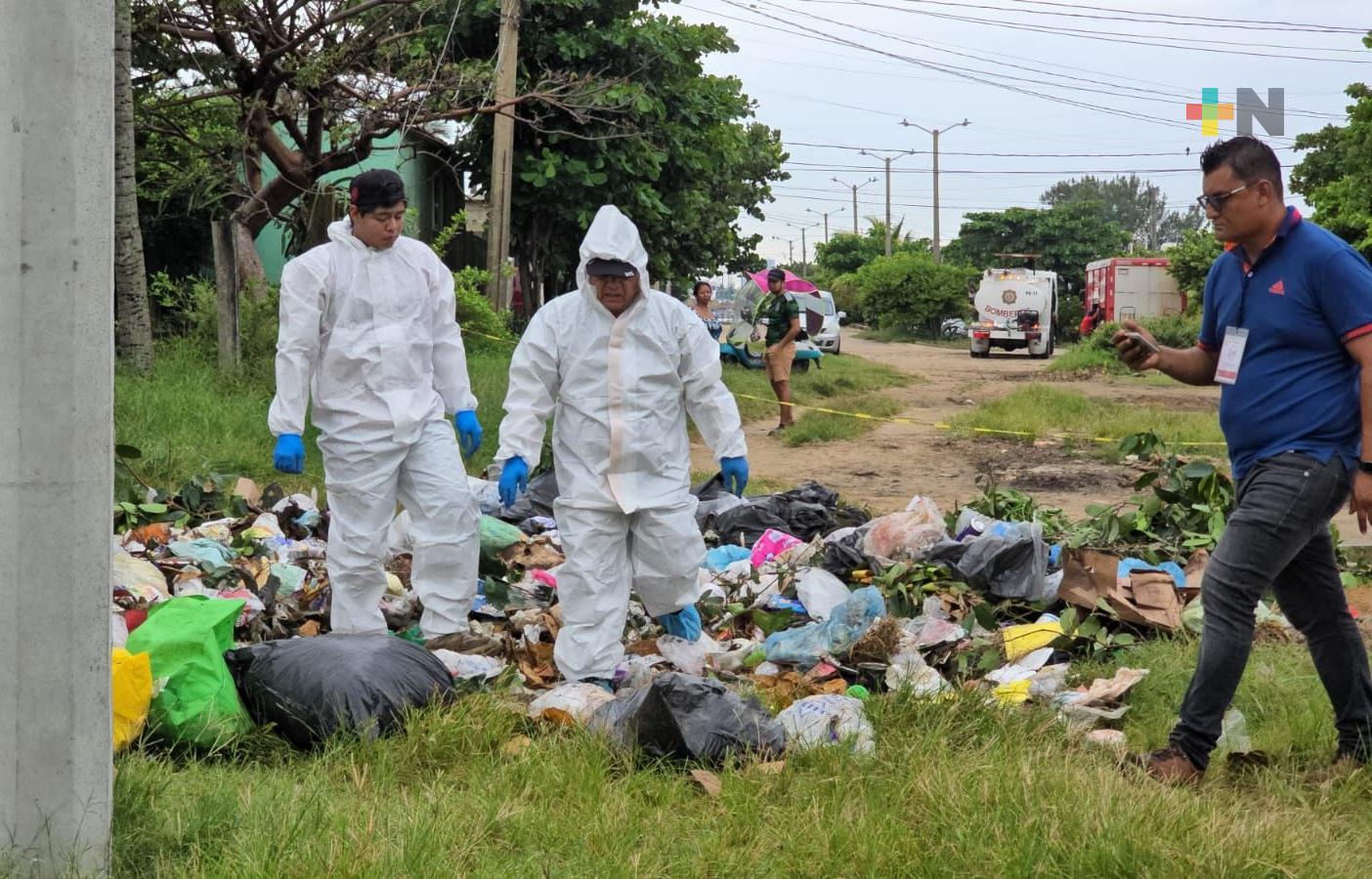 Policías ministeriales realizan diligencias tras explosión en Villa Allende