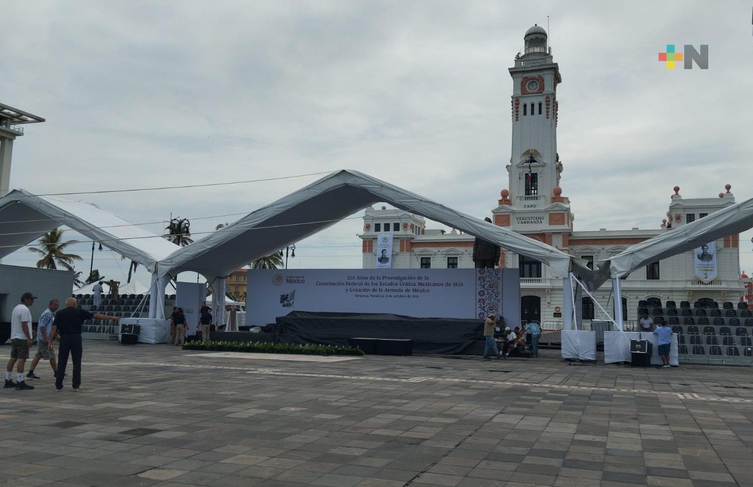 Presidenta Claudia Sheinbaum encabezará ceremonia naval en puerto de Veracruz