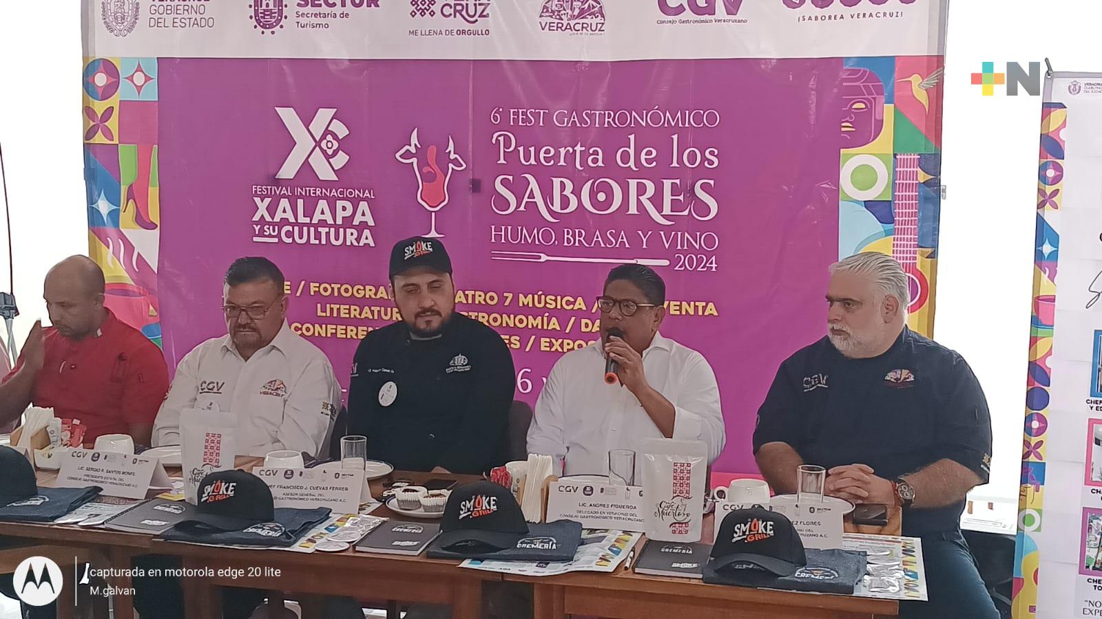 Promueven Festival Gastronómico Veracruz Puerta de los Sabores del 24 al 27 de octubre