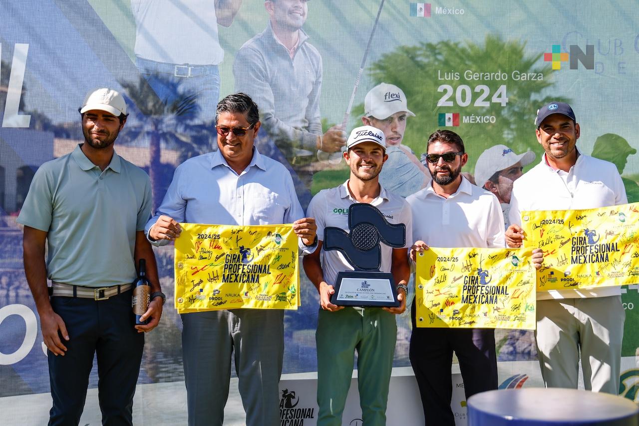 El integrante del PGA Tour Raúl Pereda se llevó el Bajío Open, en León
