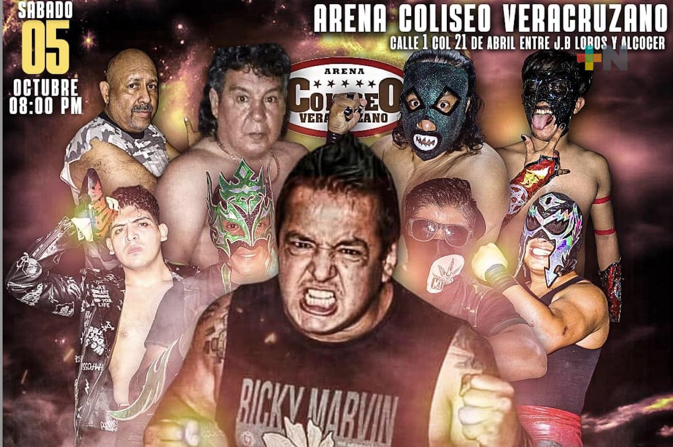 Ricky Marvin luchará en Veracruz junto a Rocko, su padre