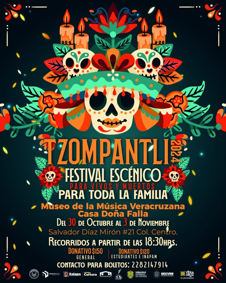 Se acerca la 9ª emisión de Tzompantli: Festival Escénico para Vivos y Muertos