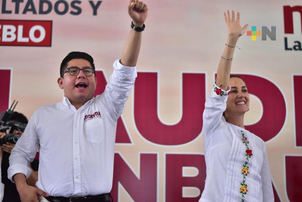 Claudia Sheinbaum nos inspira a seguir trabajando de la mano con el pueblo: Esteban Ramírez