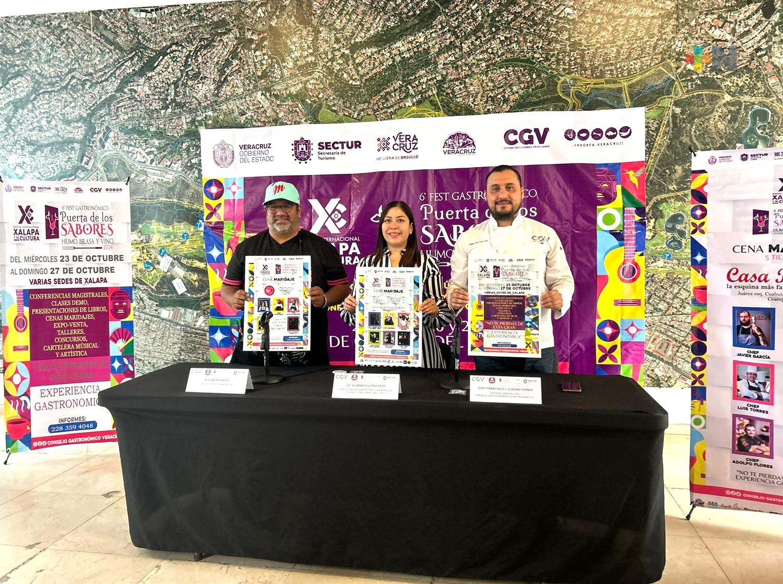 Presentan en el Complejo Cultural Los Pinos el «Fest gastronómico Veracruz Puerta de los Sabores»