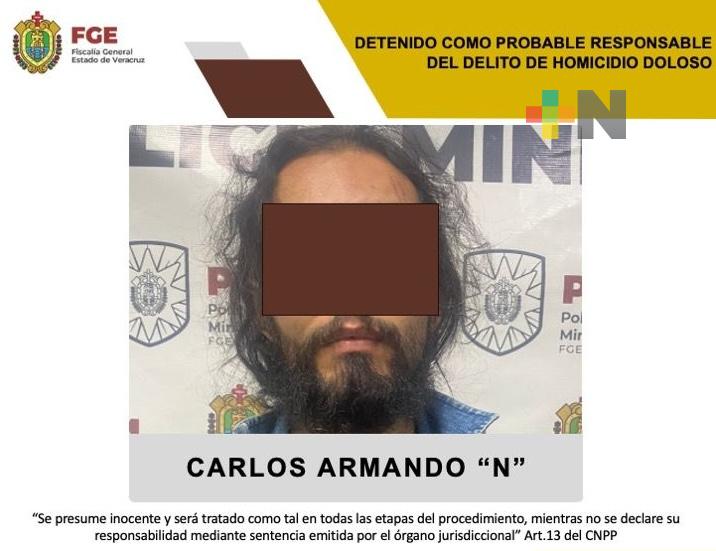 FGE detiene a Carlos Armando «N» presunto homicida del técnico de iluminación cinematográfica en Xalapa