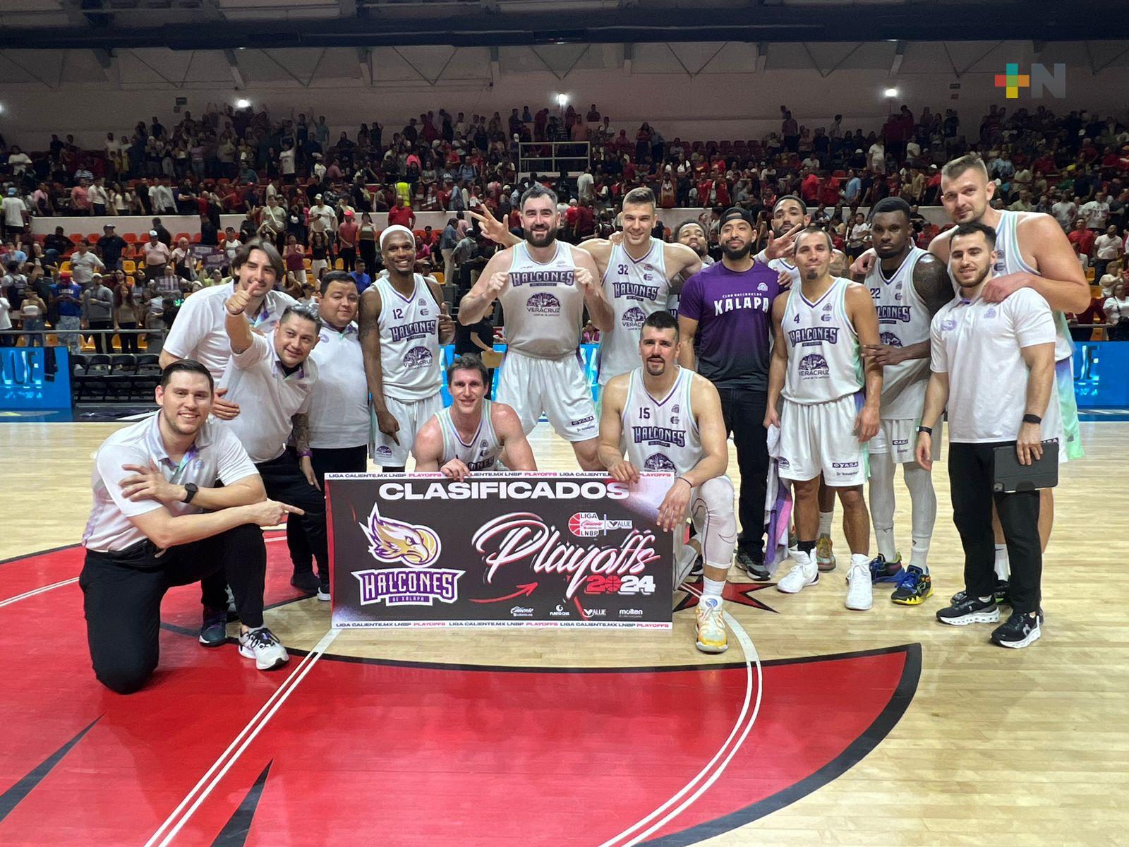 Halcones de Xalapa avanzan a  postemporada de la LNBP 2024