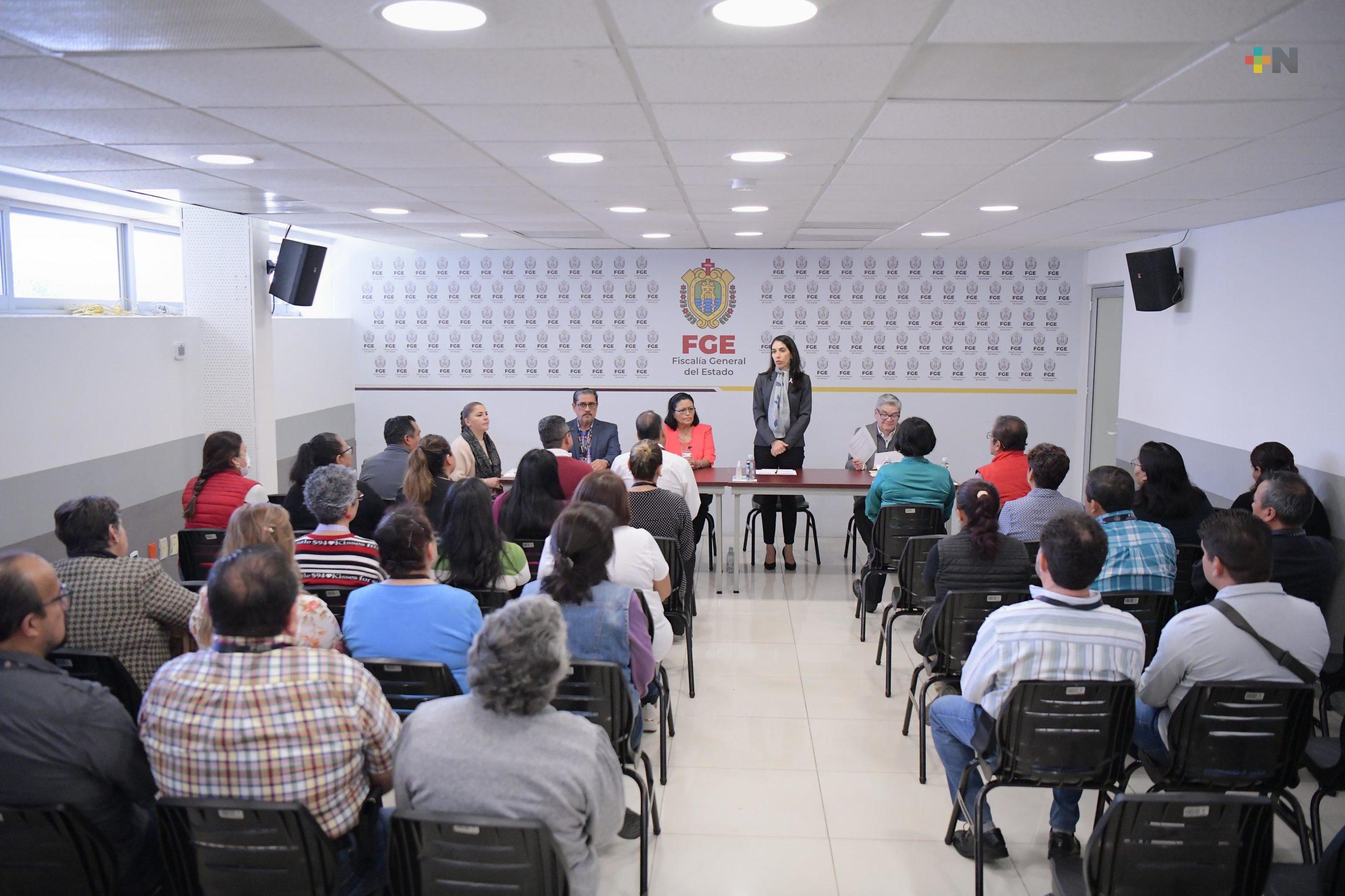 Fiscal general se reúne con integrantes del Sindicato de empleados del Poder Ejecutivo y de la FGE