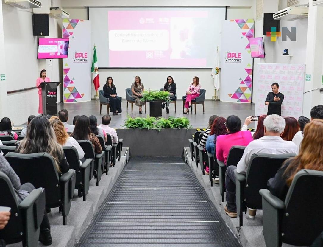 OPLE Veracruz se suma a la lucha contra el cáncer de mama
