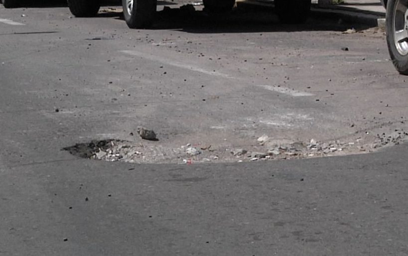 Denuncian malas condiciones de la avenida Vía Muerta de Boca del Río