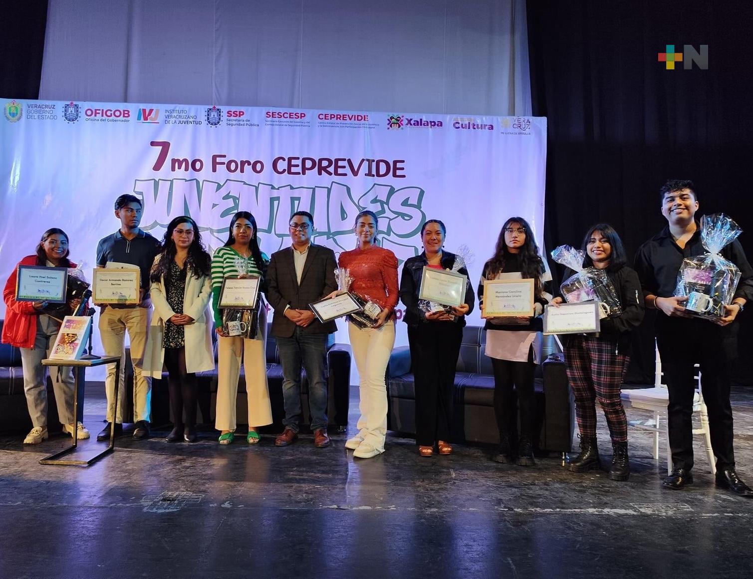 Realiza Ceprevide séptima edición del Foro “Juventudes por la Paz”