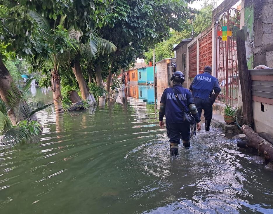 Tercera Región Naval mantiene activo el Plan Marina en apoyo a municipios del sur de Veracruz