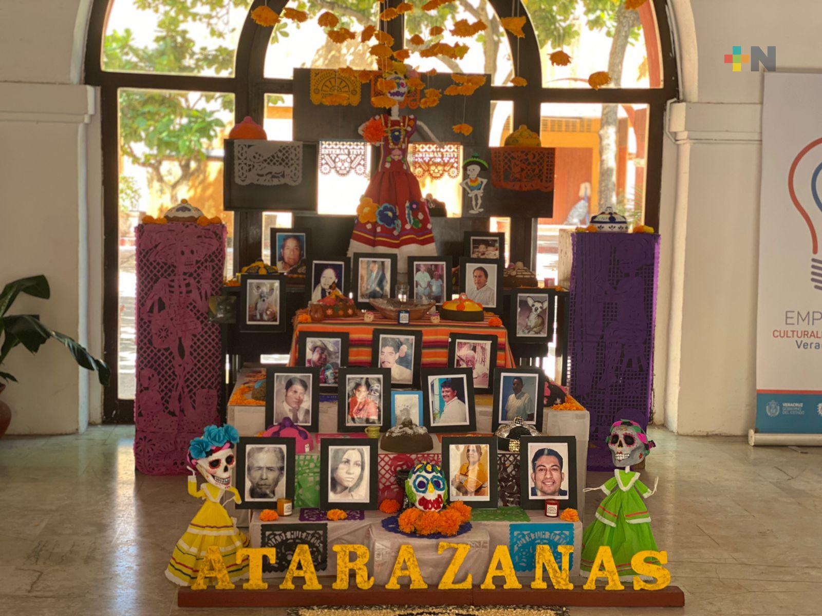 Ya están montando los altares de muertos en Centro Cultural Atarazanas