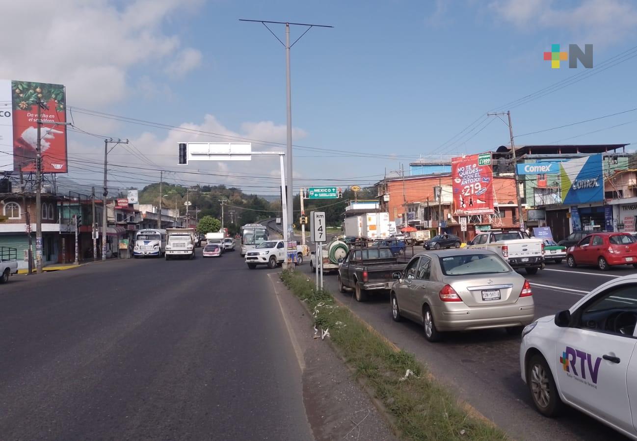 La vialidad en el bulevar Xalapa-Banderilla se eficientizará en breve: David Sangabriel