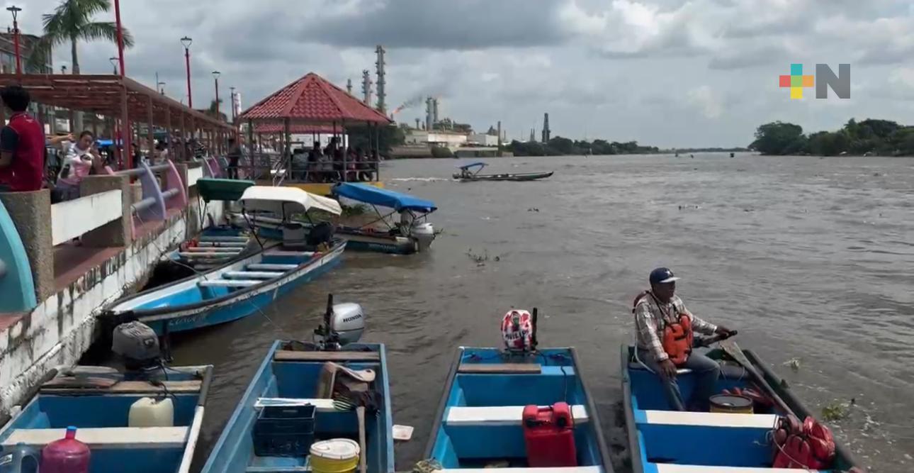 Crecida de río Coatzacoalcos se espera sea de entre dos y dos metros y medio: SPC