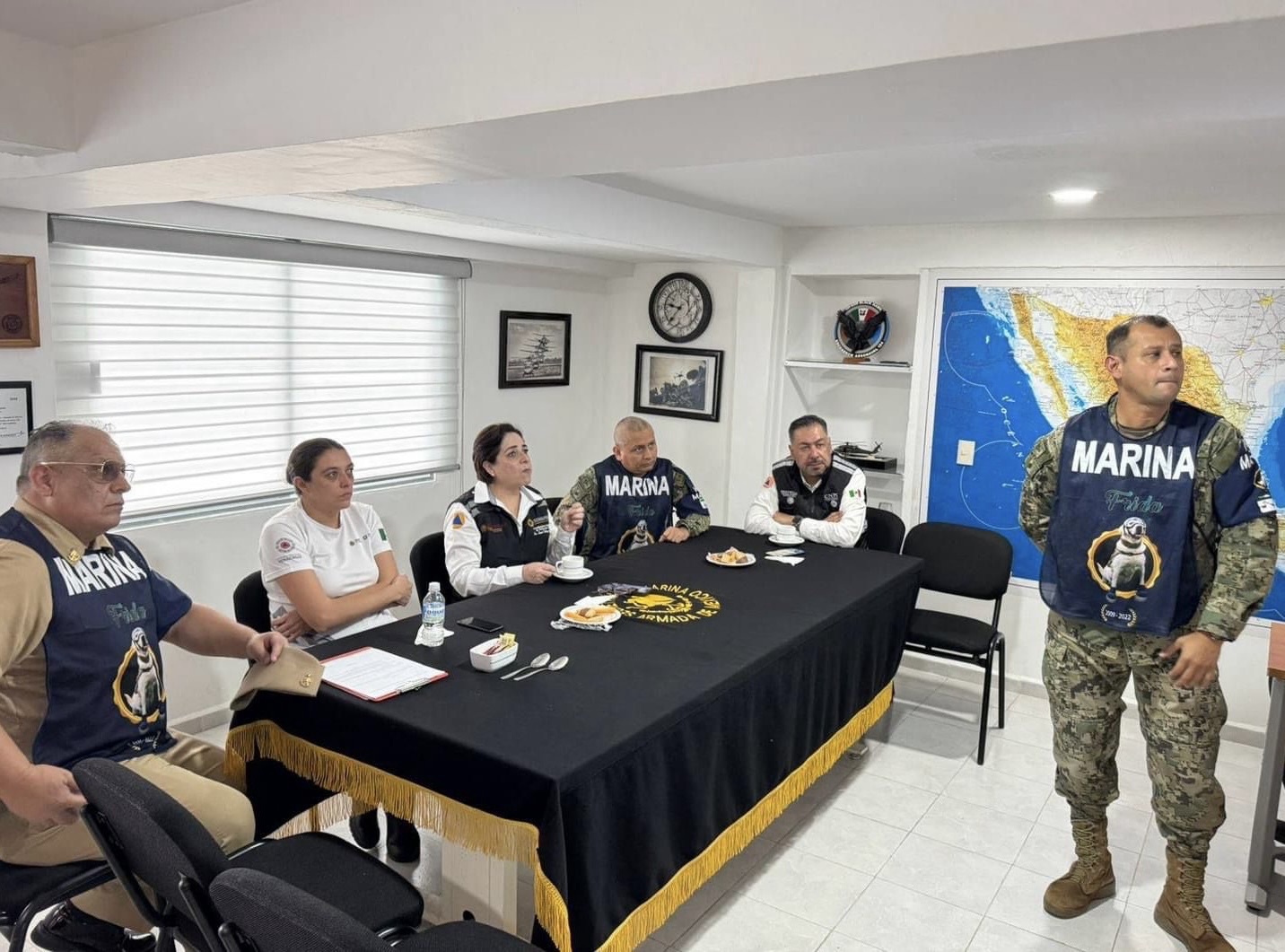 Cuitláhuac García preside reunión virtual con el Comité Estatal de Emergencias