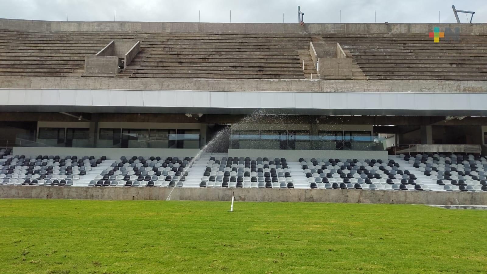 Avanza reconstrucción del Luis «Pirata» Fuente; Veracruz tendrá futbol profesional en 2025