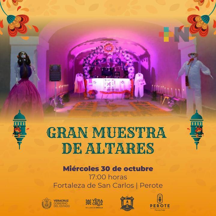 Del 30 de octubre al 3 de noviembre gran muestra de altares en Fortaleza de San Carlos